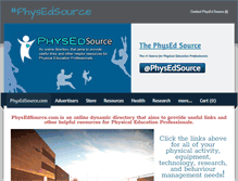 Tablet Screenshot of physedsource.com